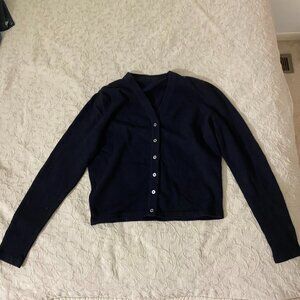 EUC 100% Cashmere N. Peal Cardigan & Tank set (size L, but more like medium)